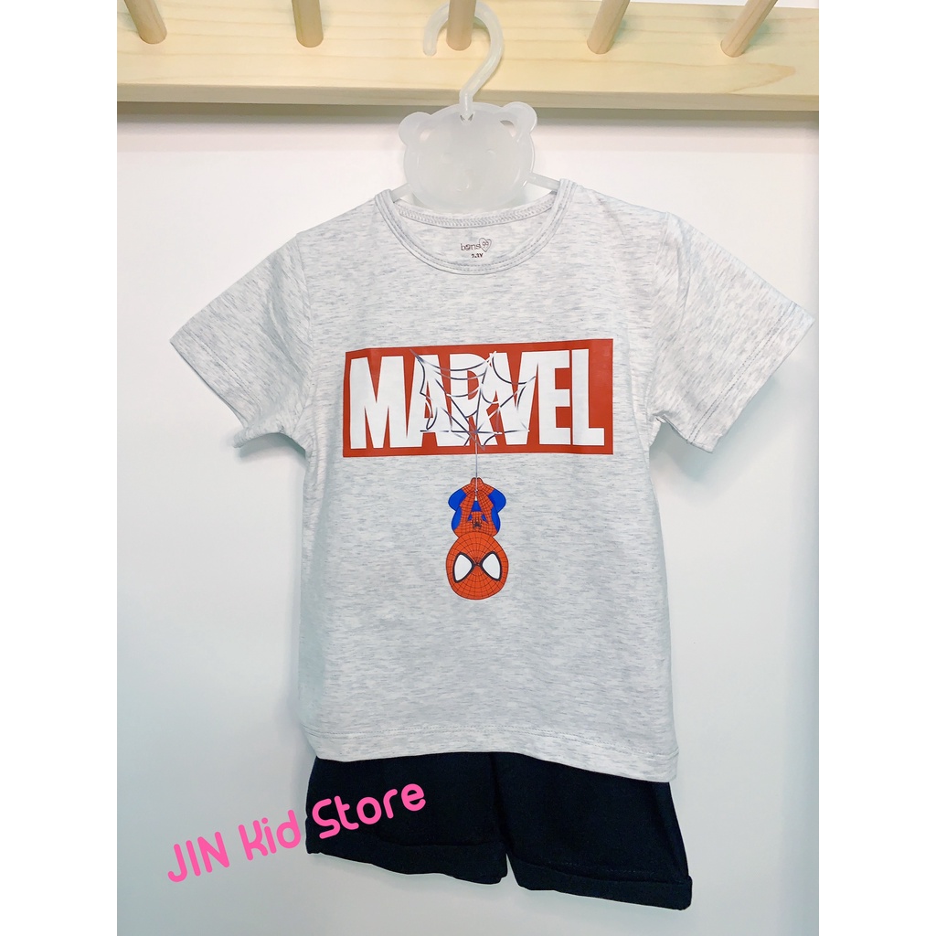 Bộ cộc tay bé trai Spiderman