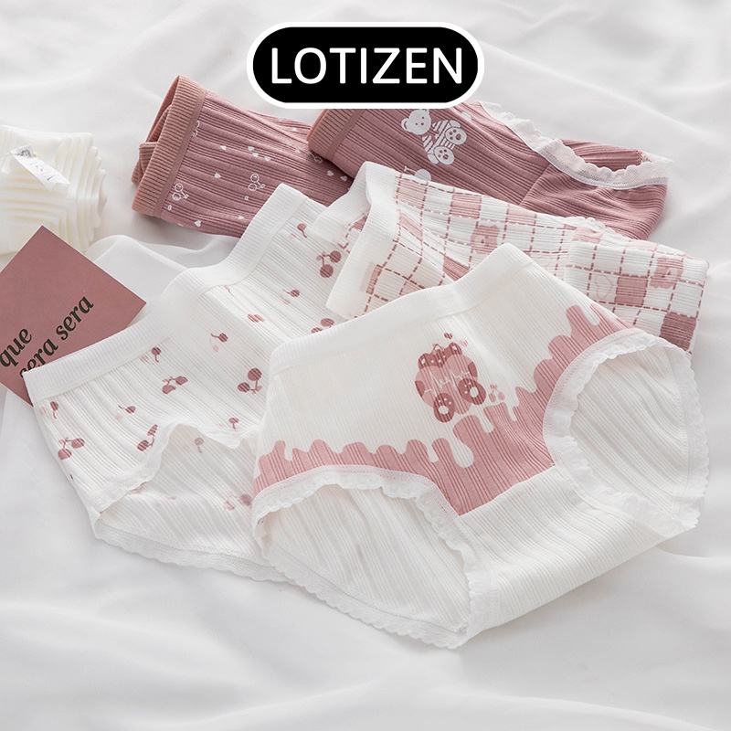 Quần lót nữ combo 5 mẫu cotton mềm mịn,thoáng khí  309