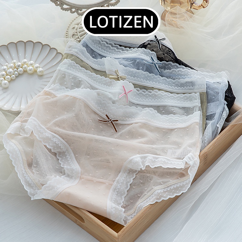 Quần lót nữ siêu co giãn đa chiều dệt lưới thoáng mát 356