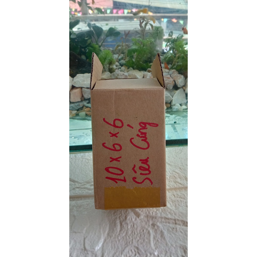 100 Hộp carton 10x6x6 cm siêu cứng, hộp giấy 10x6x6 cm siêu cứng