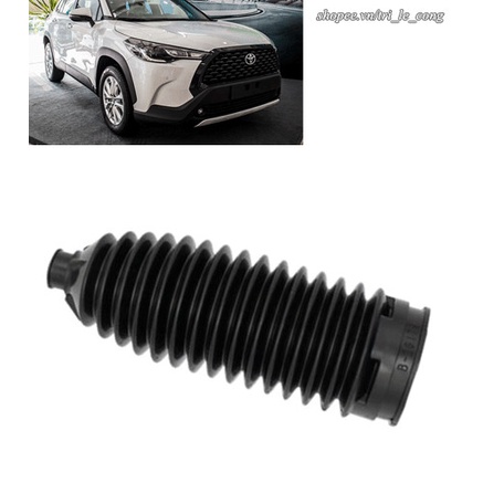 Corolla Cross Bộ 2 cao su Chụp bụi thước lái trước xe hơi ô tô Toyota bảo vệ hệ thống treo chống bùn đất nước bẩn