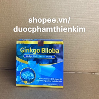 Viên uống bổ não GINKGO BILOBA hoạt huyết dưỡng não