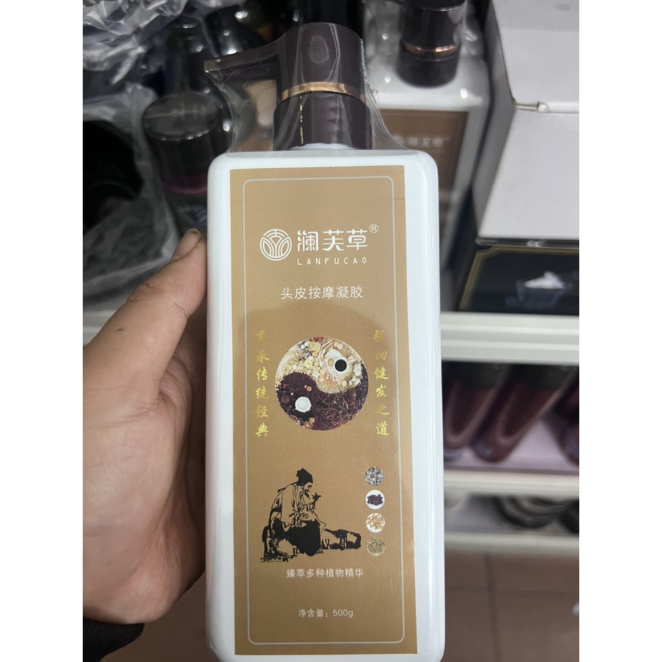 Gel Massage Gừng Nóng Dưỡng Sinh Thượng Phu Thảo LANFUCAO 500ml