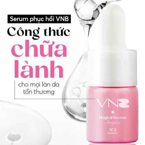 Tinh Chất Phục Hồi VNB Làm Dịu Phục Hồi Da Sau Treatment Peel Da Lăn Kim Bỏng Da