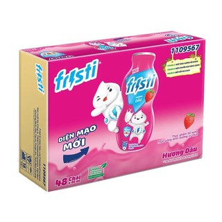 Thùng 48 chai sữa tiệt trùng Fristi đủ vị 80ml