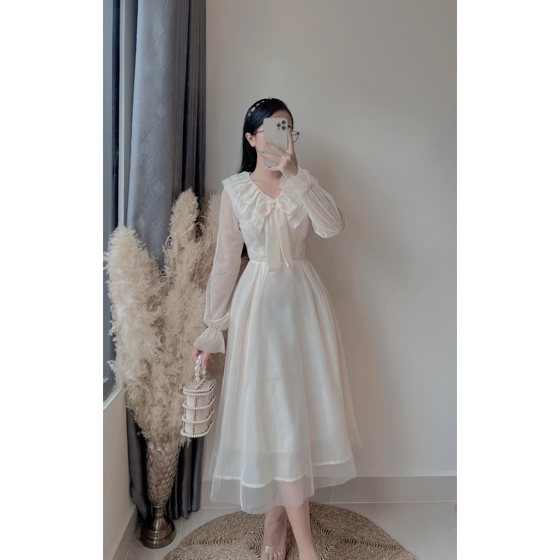 ĐẦM VINTAGE TIỂU THƯ DẠ HỘI