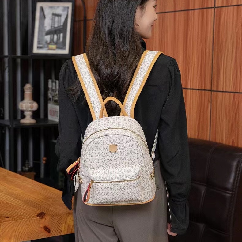 Balo Nữ Hàng Quảng Châu Da Mềm MK SLV150056, Túi xách da nữ thời trang Size 22cm