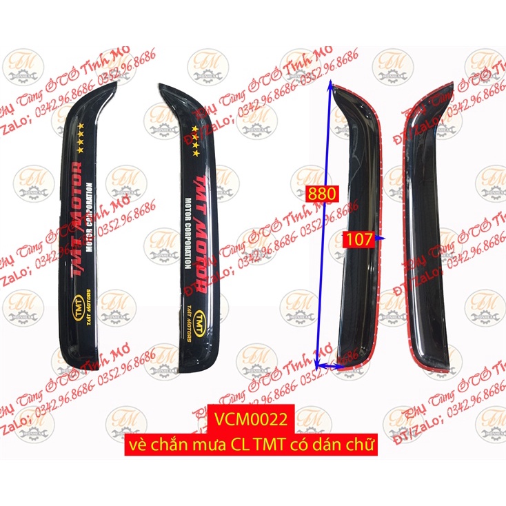 vè chắn mưa CL TMT có dán chữ