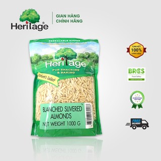 HẠNH NHÂN CẮT SỢI HERITAGE 1KG  -  Blanched Slivered Almond Heritage