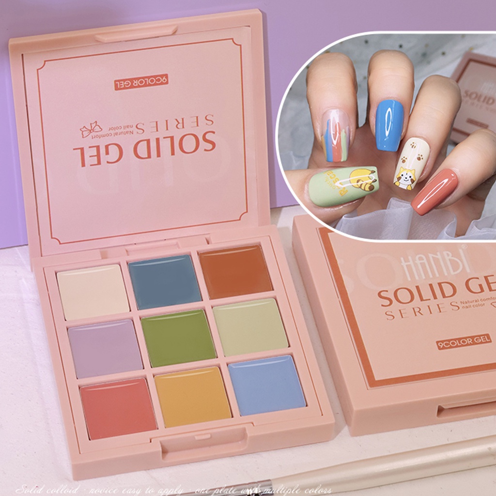 9 màu bóng mắt rắn đĩa keo tranh sơn dầu keo lưới đỏ bóng mắt đĩa rắn Series