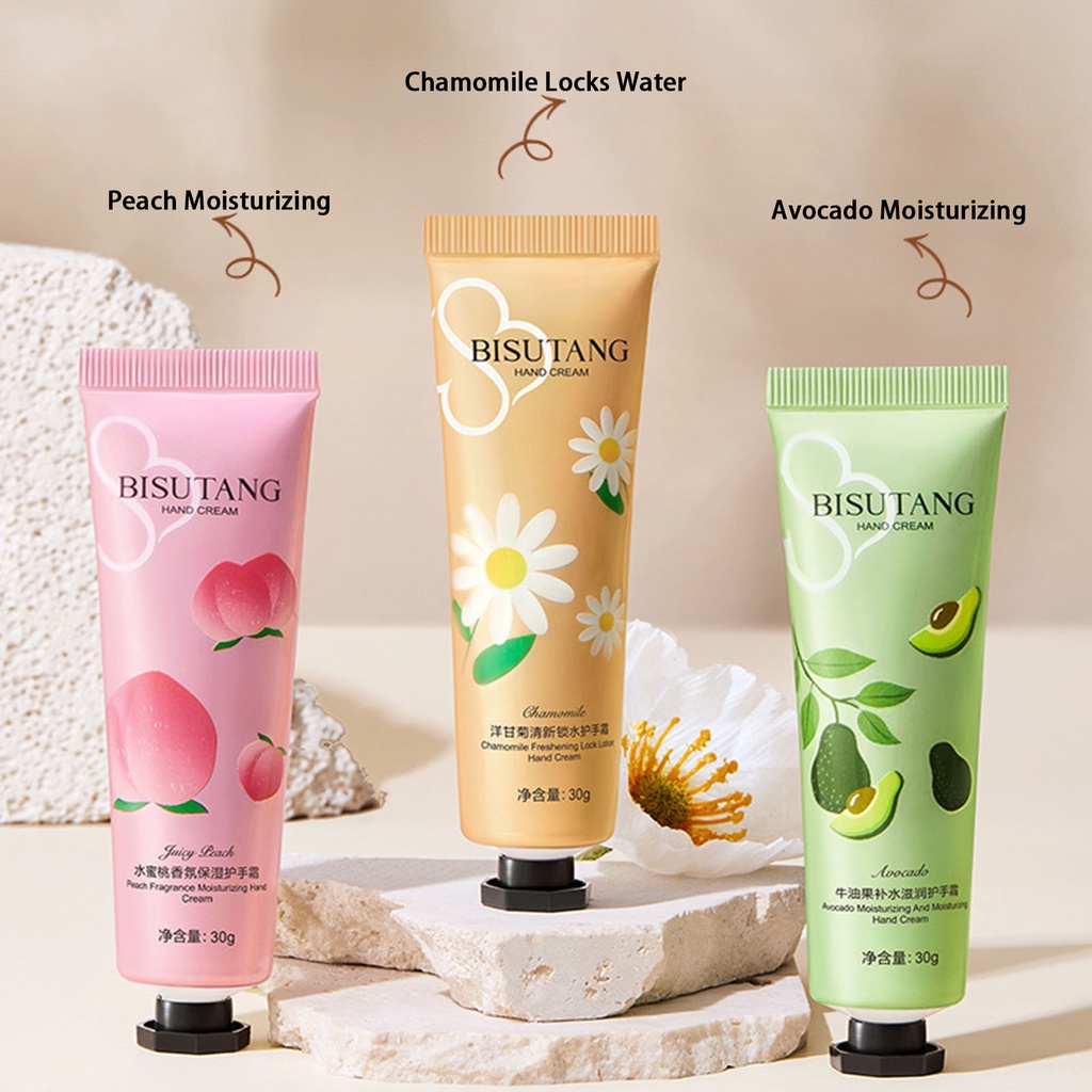 Kem dưỡng da tay Dưỡng ẩm Chống nứt nẻ Kem dưỡng da tay làm trắng da dịu dàng Kem dưỡng da tay trái cây Hương hoa Kem dưỡng da tay Mặt nạ đào Chăm sóc da tay SPA 30g
