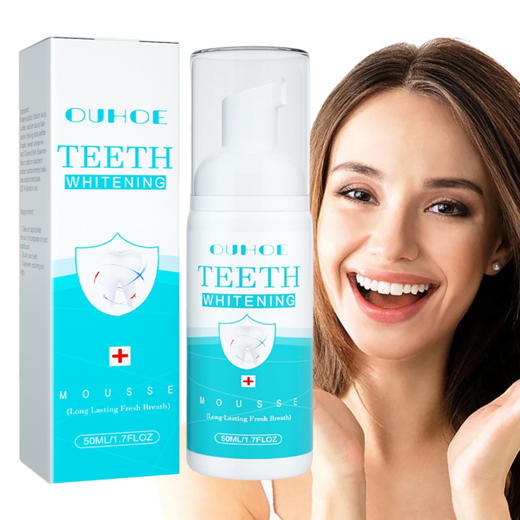 Làm Trắng Răng Mousse Làm Sạch Cao Răng Hơi Thở Thơm Mát Chống Sâu Răn