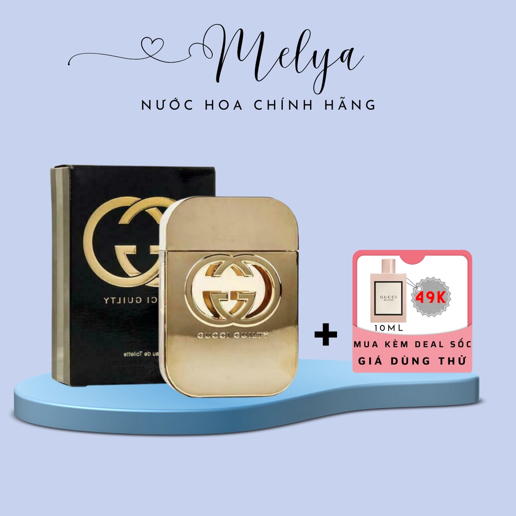 Nước hoa TESTER Gucci Guilty EDT 75ml, Nước hoa lưu hương lâu - Hàng có sẵn.