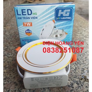 Đèn Led Âm Trần Downlight 7W Đổi Màu 3 Chế Độ