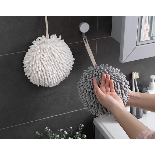 Khăn Lau Tay, Bông Lau Tay Nhà Bếp - Chất Liệu Sợi Bông Thấm Hút Tốt,Mềm Mại, Nhỏ Gọn, Tiện Lợi