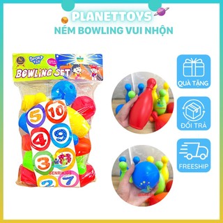 Đồ chơi vận động ném bóng bowling, phát triển trí tuệ cho trẻ em, trẻ con, bé trai, bé gái 2 3 4 5 tuổi