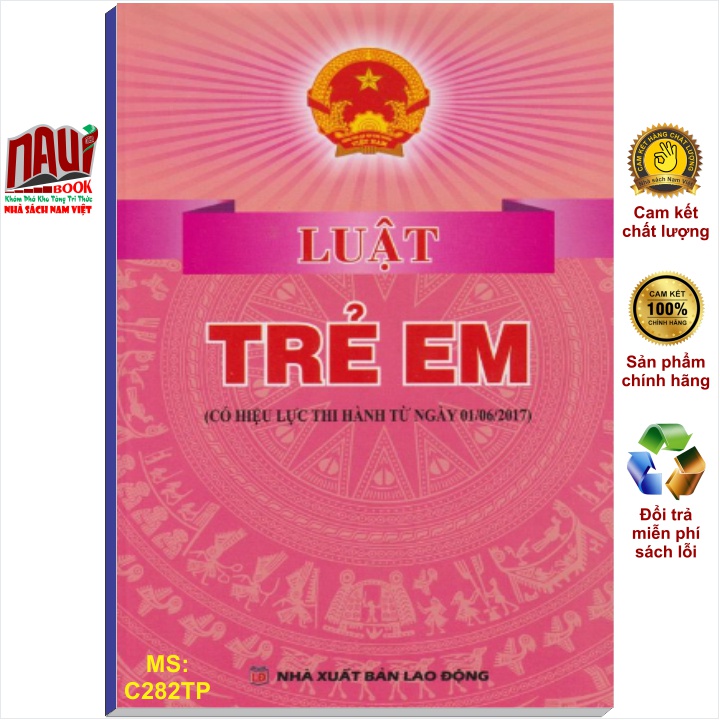Sách Luật Trẻ Em 2016 - C282TP
