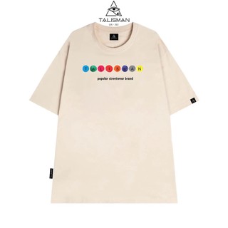  Áo thun nam nữ Áo thun local brand unisex basic cream 100% cotton 