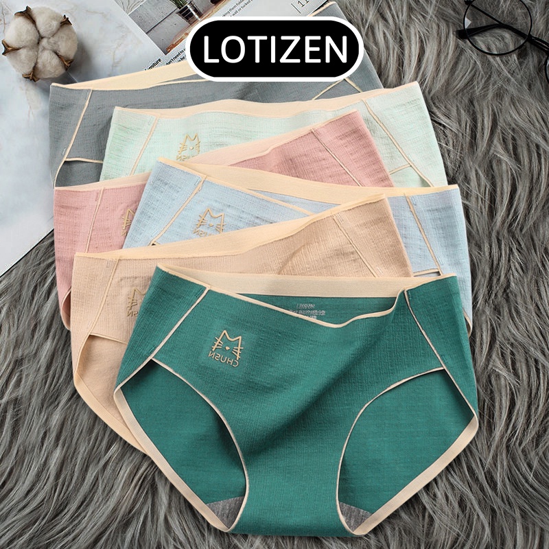 Quần lót nữ cotton kháng khuẩn họa tiết mèo cute đáng yêu 132