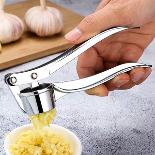 Dụng cụ ép tỏi cầm tay đa năng bằng inox nhỏ gọn th091