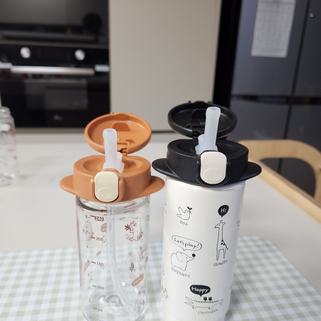 Set ống hút thay thế bình uống nước Richell S-8