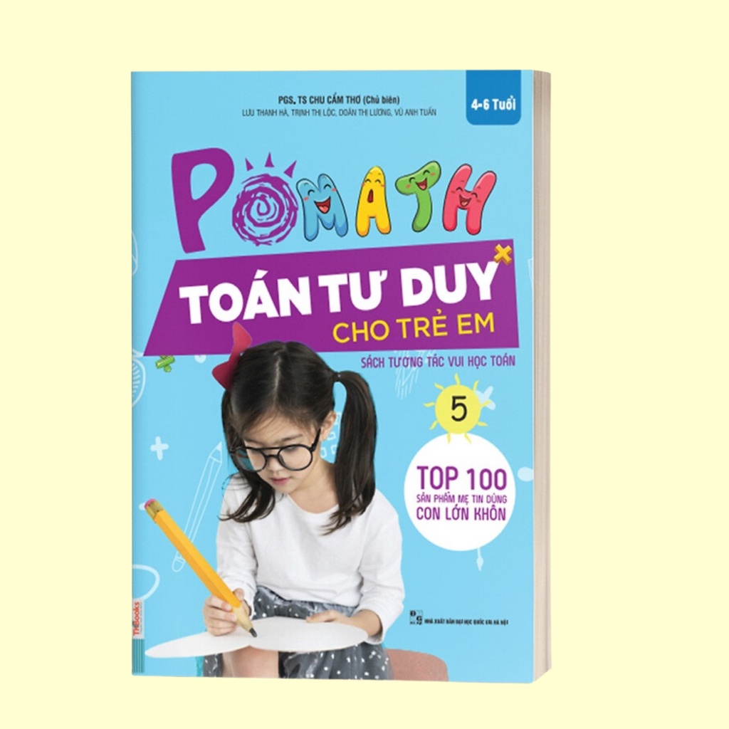 Sách - POMath Toán tư duy cho trẻ em 4-6 tuổi