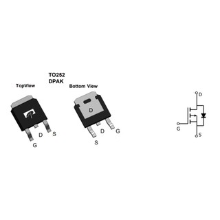 AOD407 Mosfet P-CH 60V 12A TO252