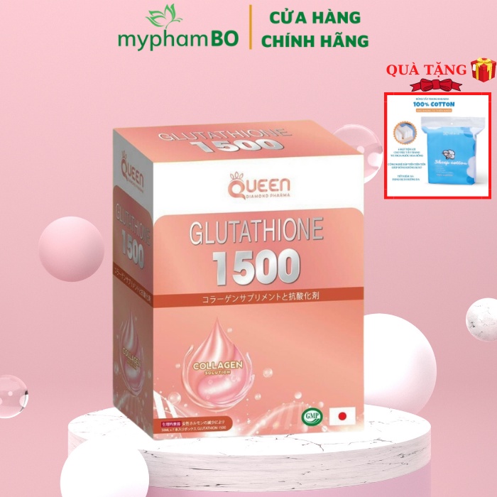 [ Viên Uống GLUTATHIONE 1500mg ] Viên uống trắng da giảm nám mờ nhăn chống lão hoá chính hãng