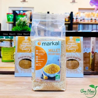 Hạt kê hữu cơ đã bóc vỏ Markal 500g