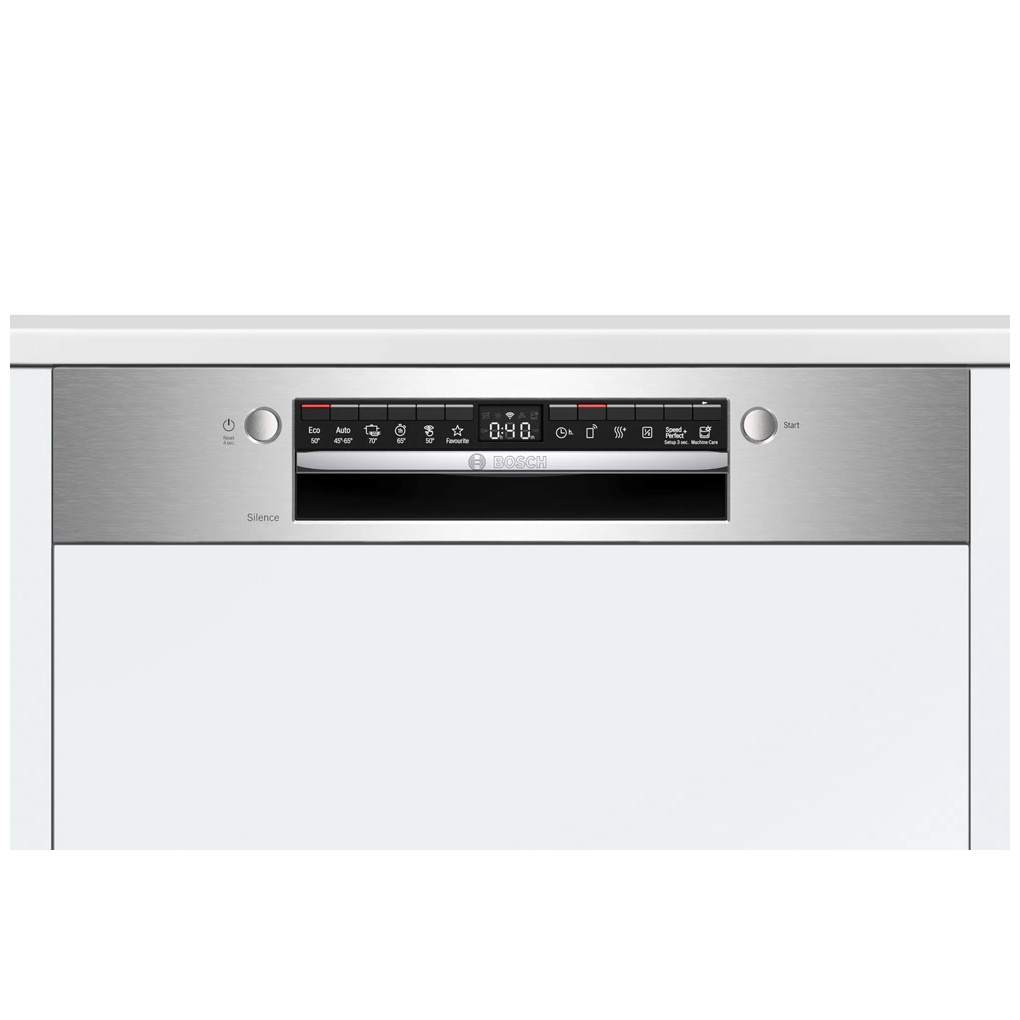 Máy rửa bát bán âm BOSCH SMI4HVS33E 13 bộ nhập khẩu châu âu tự động hé cửa tích hiwpj 6 chương trình rửa