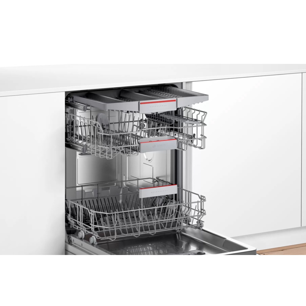 Máy rửa bát bán âm BOSCH SMI4HVS33E 13 bộ nhập khẩu châu âu tự động hé cửa tích hiwpj 6 chương trình rửa