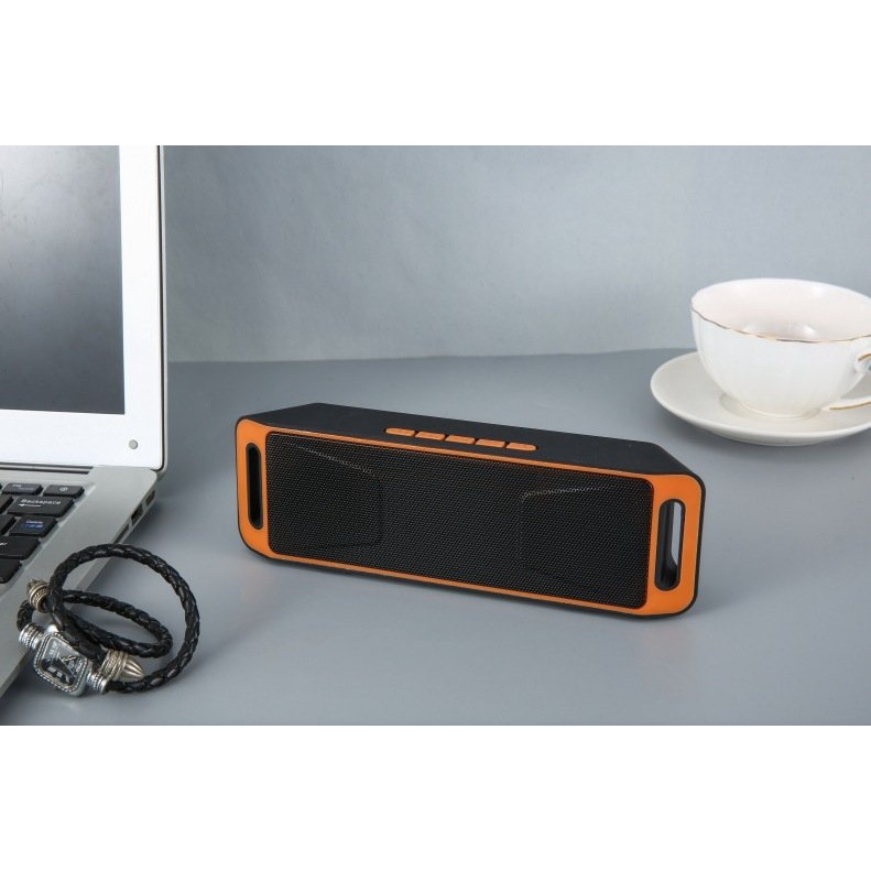 Loa Basspal SC208 không dây Bluetooth hỗ trợ nghe nhạc MP3 FM nhỏ gọn phù hợp sử dụng ngoài trời