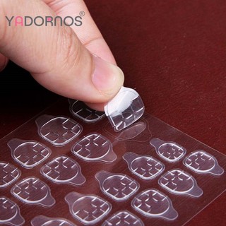YADORNOS Keo thạch hai mặt trong suốt dùng để dán móng tay DIY thân thiện với môi trường