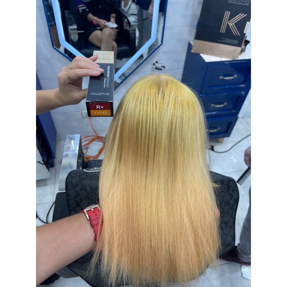 Bóc màu đỏ đen Kalispro dạng gel típ 100ml cho Salon