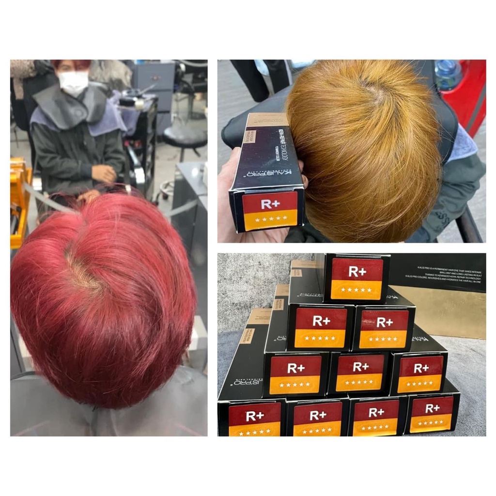 Bóc màu đỏ đen Kalispro dạng gel típ 100ml cho Salon