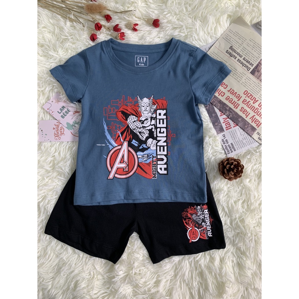 Bộ quần áo ngắn tay G.A.P siêu năng động cho bé trai
