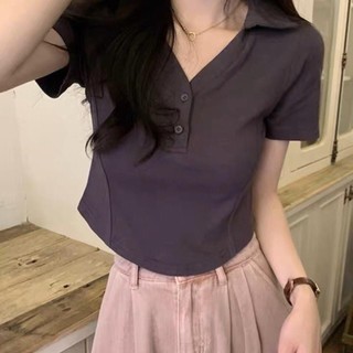 [Bigsize 55-100kg] Áo crotop cổ V cá tính  [ HÀNG VỀ TRƯỚC TẾT ]