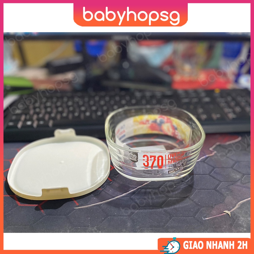 Hộp thủy tinh chịu nhiệt Lock&Lock Easy Seal Container P-0810 370ml P-0815 480ml P-0811 730ml - BABYHOPSG