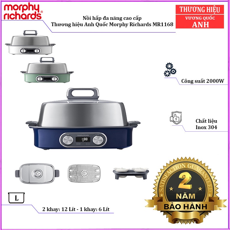 Nồi hấp đa năng Morphy Richards MR1168