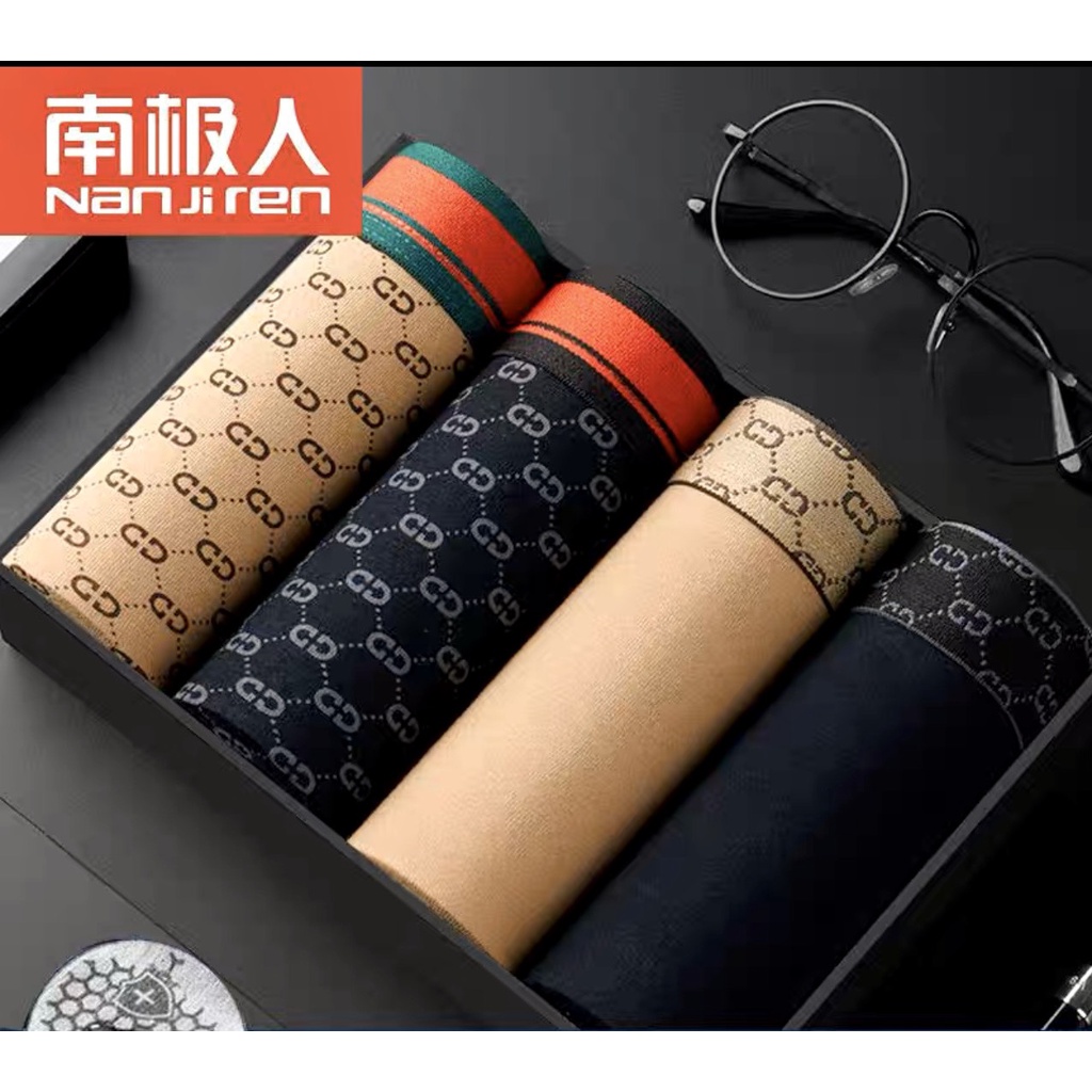 COMBO 4 quần sịp nam Guc-ci cao cấp làm quà tặng bạn trai