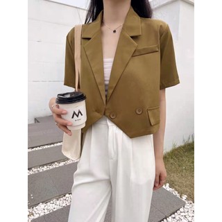Áo blazer khoác lửng nữ hàn quốc