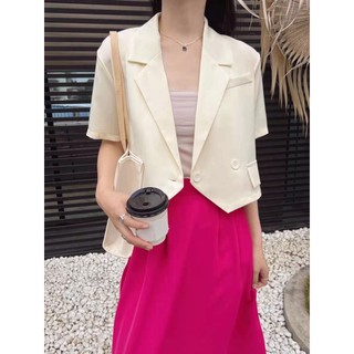 Áo Blazer Khoác Lửng Nữ Hàn Quốc