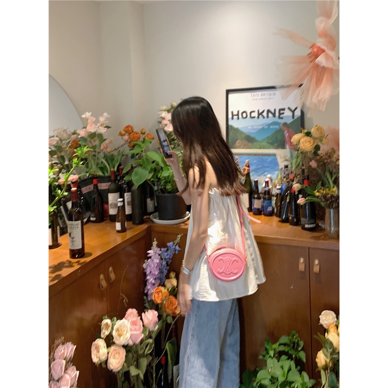 Ethelgirl Áo Hai Dây Form Rộng Kiểu Dáng Đơn Giản Hợp Thời Trang Theo Phong Cách Hàn Quốc Cho Nữ | BigBuy360 - bigbuy360.vn