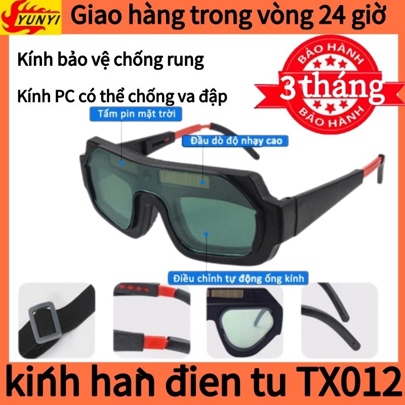 Kính hàn điện tử TX012S Kiếng Hàn Cảm Biến Mẫu Mới Nhạy Hơn,  Bảo Vệ Mắt An Toàn Tuyệt Đối người