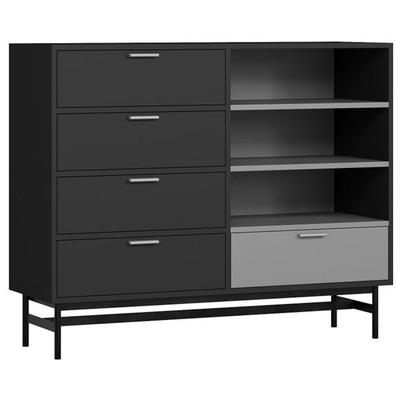 JAM, Tủ lưu trữ, đựng đồ DRA_379, 120x40x98cm, tủ gỗ Scandi Home
