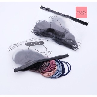 [KÈM TÚI] Set 100 dây buộc tóc, dây cột tóc Hàn Quốc siêu xinh