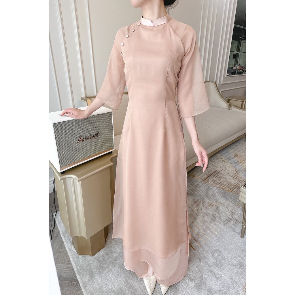 Áo dài cách tân 4 tà Nguyệt Cát