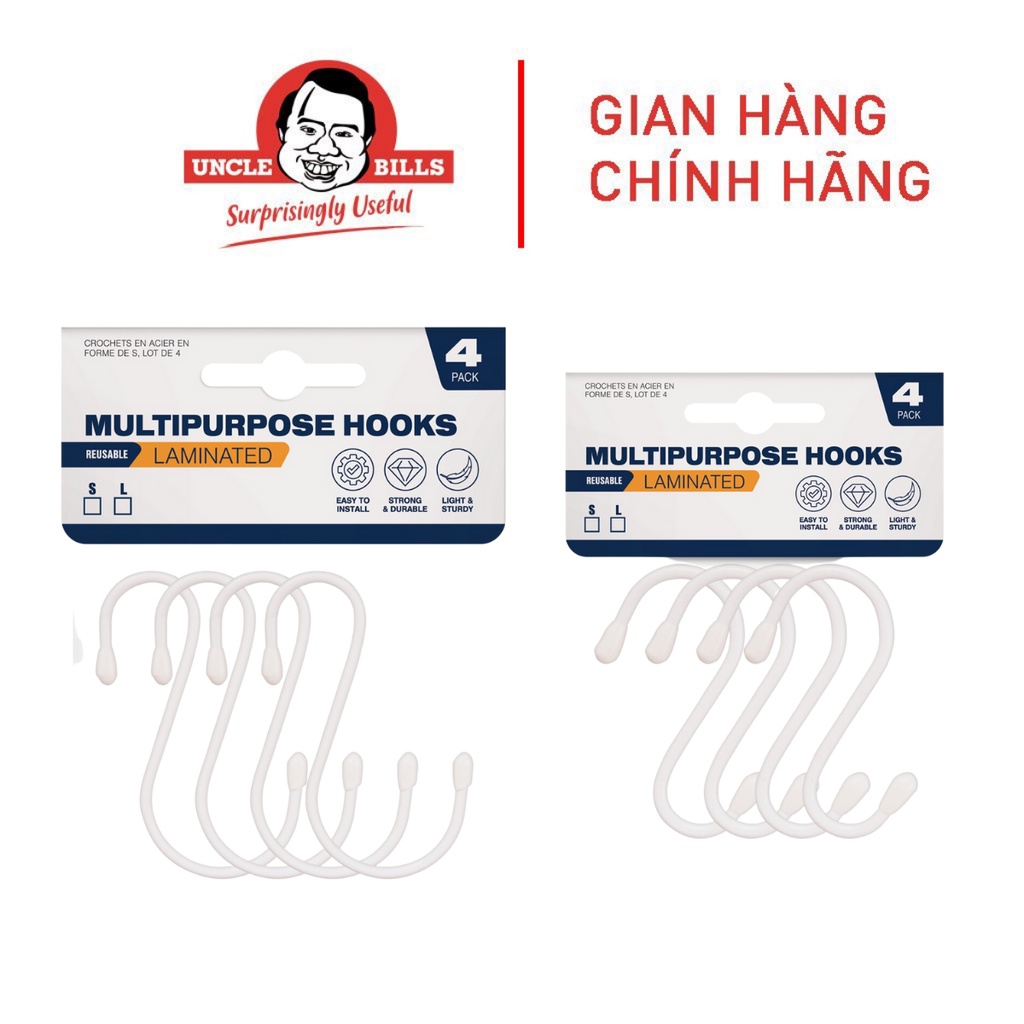 Móc Treo Kim Loại Hình Chữ S Uncle Bills BL0094 - Hàng Nhập Khẩu