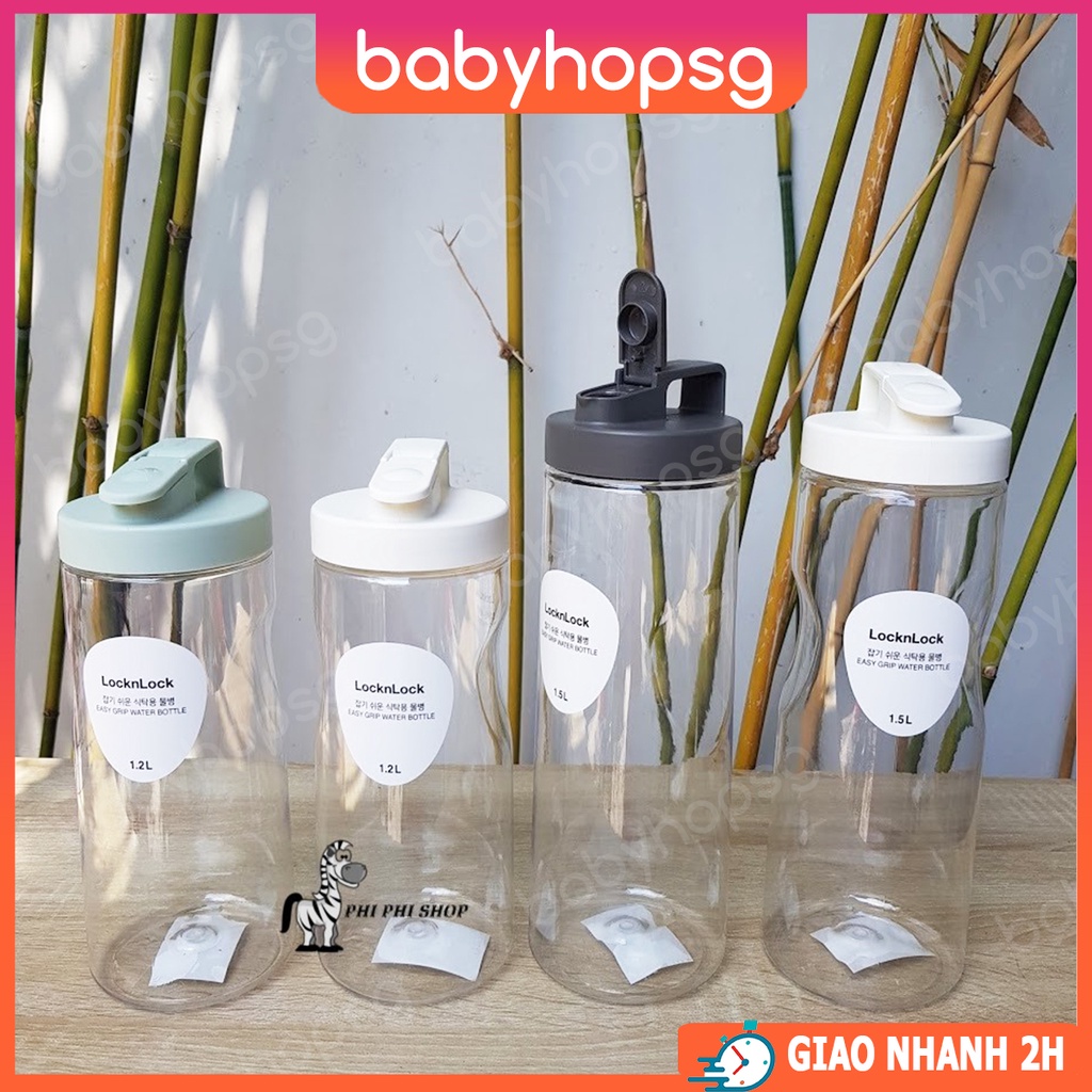 Bình Đựng Nước LocknLock Easy Grip. dung tích 1.2L HAP813 dung tích 1.5L HAP814 ,HAP823 (1.2L) HAP824 (1.4L) - BABYHOPSG | BigBuy360 - bigbuy360.vn