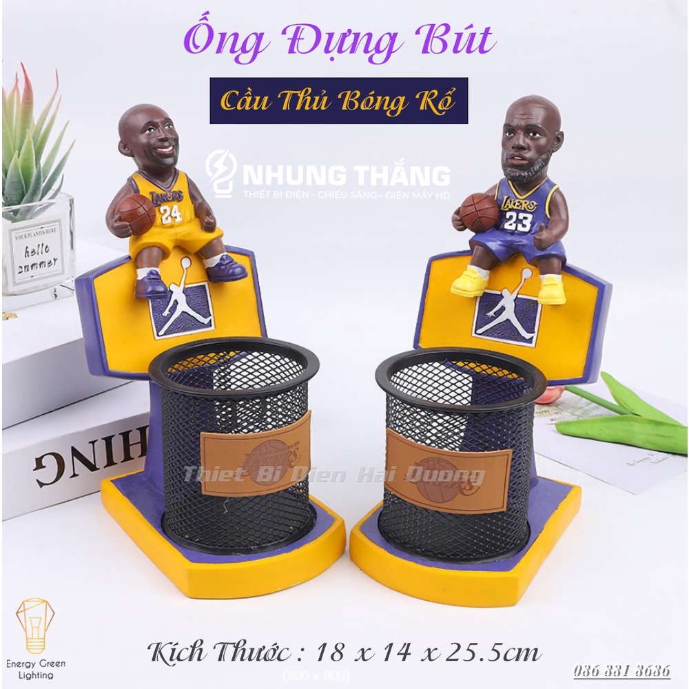 Ống Đựng Bút Mô Hình Cầu Thủ Bóng Rổ Ngồi GL2205 - Decor Trang Trí Căn Phòng - Thiết Kế Độc Đáo,Tiện Dụng